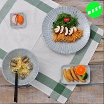 이더멜라민 실크라인 식기모음 일식그릇 초장그릇 식당 업소용 반찬그릇 멜라민 찬기 공기 면기 대접 접시 중국집 분식 업소용컵 식당컵, 실크라인 스마트접시, 14'
