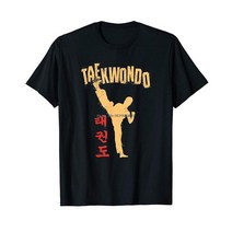 태권도복 태권도복반팔티 태권도 무술 셔츠 아티스트 남성 코튼 힙합 Streetwear