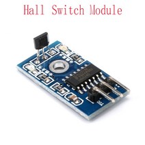 홀 센서 모듈 홀 스위치 속도 마그네틱 스위치 속도 위치 감지 카운팅 센서 모듈 arduino용 3144E 10 개, 한개옵션0