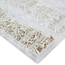 마이크로볼트 M1.2 / M1.4 / M2 I 납작 플러스 접시머리 볼트, 1세트, 5개입