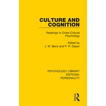 Culture and Cognition: Readings in Cross-Cultural Psychology Paperback, Routledge, English, 9780367109936