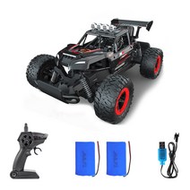 JJRC Q102 4륜구동 등반 레이싱 RC 카/1:16/독립 서스펜션/오프로드 험지 등반/RTR, 2개, 레드