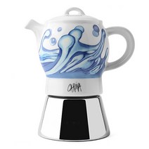 안캅 카리나 4인용 모카포트, Preziosa 파도, 1개