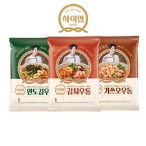 삼립 하이면 완도김우동 1봉(205g) / 가쓰오우동 1봉(207g) / 김치우동 1봉(198g), 가쓰오우동 1봉, 1개, 205g