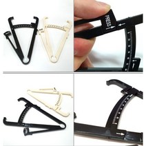 체지방 비만도측정기 뱃살 지방 살빼는방법 줄이는법 측정기 캘리퍼, Red, SJ157-75, 단일