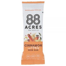 88 ACRES 씨앗 귀리 바 시나몬 메이플 1.6oz