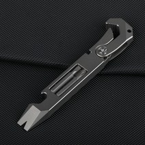 티타늄망치 EDC-티타늄 합금 지렛대 도구 야외 캠핑 장비 EDC 다기능, 01 Grey, 한개옵션1