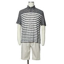 레노마 옴므 S/S 캐주얼 블럭 스트라이프 카라티/RKJMTT84A