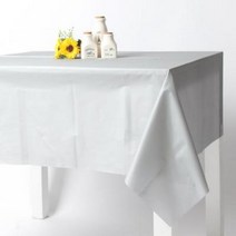 바보사랑 칼라 비닐 테이블보 실버(1매입).파티해, 블루
