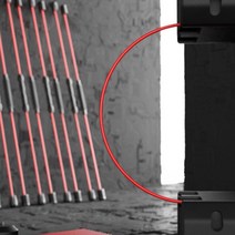 플랙시바 진동바 탄성봉 탄성 막대 분리 분해 가능, 레드