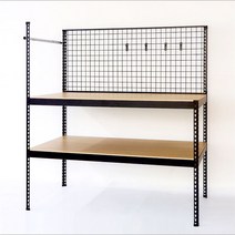 포장 택배 작업대 작업다이, B형 블랙, 1200x500x750/1500