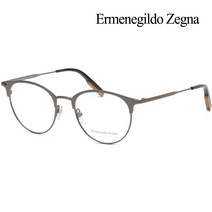 제냐 안경테 EZ5141 012 명품 원형테 건메탈