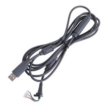 XBOX-360 용 USB 분리가있는 4 핀 유선 컨트롤러 인터페이스 케이블, 회색