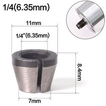 6mm 6.35mm 8mm 콜렛 척 어댑터 조각 트리밍 머신 전기 라우터 높은 정밀 비트