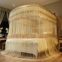 NEW 캐노피 침대 데이스윗 모기장(120x200cm) (베이지), ●상품:상품선택-●