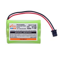 무선전화기 유뮤선전화기 레트로 BT-446 BT-1005 Ni-MH 충전식 배터리 Uniden 무선 전화 TRU8885, 02 2 Battery