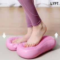 리프트 말랑이 스텝퍼 에어쿠션 하루 5분 홈트레이닝 코어운동 지압펌프 LYFT, 블루