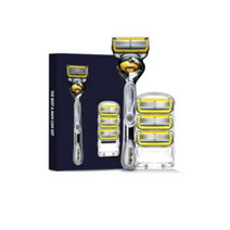 질레트 프로쉴드 파워 옐로우 면도기 + 여분날 3p 세트, 9세트