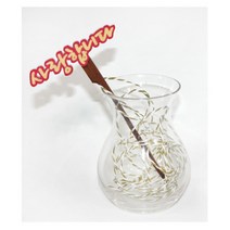유리화병 크리스탈 꽃병 4X15CM 호리병 화분 수반 공 빈 이쁜 예쁜 장식 화병
