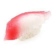 신형 참치 초밥 모형 6.5cm 음식모형 일식 횟집 식당 스시 회 뷔페 데코 UR
