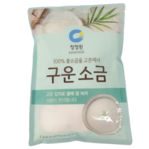 청정원 구운소금( 100% 꽃소금), 5개, 1KG