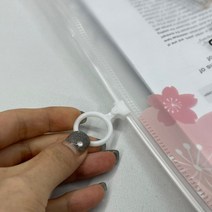 파일철 지퍼파일 반투명 디자인 지퍼백 파일첩 A4