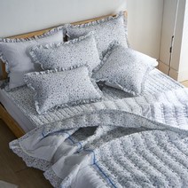 데코럽 시원한 시어서커 여름이불 핑크블루 이불단품 세트 SS Q