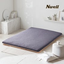 [특가쿠폰] 느웰 천연라텍스 토퍼 매트리스 가든 (5cm/K)