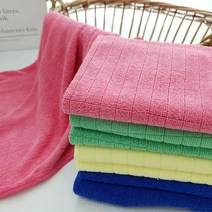 힐링클린 극세사 경편 바둑이걸레 30X45cm 10매 묶음 드라잉타올 학급청소, 국산 바둑무늬 중형 30X45m, 블루 10장