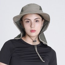 에이빅 UV 자외선차단 등산 모자 낚시 햇빛차단 여름 플랩캡, 카키