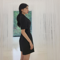 [여름 하객룩] 어거스트 벨트 반팔 미니 랩 점프수트