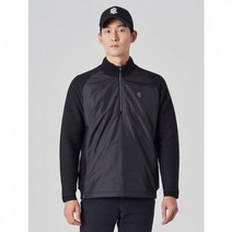 [국내 매장판] BEANPOLE GOLF [NDL라인] 남성 블랙 하이브리드 반집업 패딩 점퍼 BJ1951M425 260526