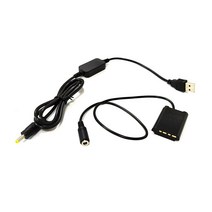 소니 NP-BX1 더미배터리 USB파워케이블 DK-X1 호환, 블랙
