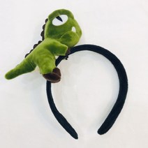 단골창고 공룡 인형 머리띠, 그린