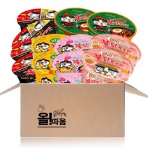 올따옴) 삼양큰컵 불닭볶음면4개+까르보2개+치즈2개+로제2개+짜장2개, 1개