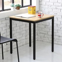 심플 DIY 원룸 개인용 간이 철제 책상 600 (8색) 초등학생 사무용 슬림 큰, 네추럴