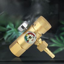 미니 극소형 산소 레귤레이터 게이지 조정기 감압기 압력 가스, A. 더블헤드산소측정기(골드)