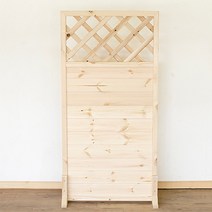 아이베란다 원목파티션 2단 소나무 래티스 파티션, 1200(가로) x 2000(세로)mm