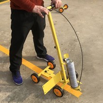 주차선그리기 셀프 간이 차선도색기 안전선 원룸, M형 4륜 마킹카