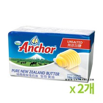 앵커 냉동 무염버터 454g 2개묶음, 단품, 단품
