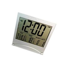 대형 LCD 디스플레이와 시계를 깨우다 다기능 역 여행 간단한 선물 전자 미니 시계 홈 기숙사 장식, 유형1