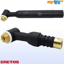 크레토스 알곤용접(TIG) 알곤토치헤드 500A 공냉플렉시블 CT-50F