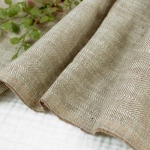 도우패브릭 대폭 8수 샴브레이 선염 헤링본 린넨 (14칼라), 12번 네이비