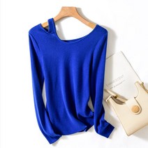 초커 스퀘어넥 가슴트임 오프숄더 크롭 어깨트임 니트 루즈핏 앙고라 여성 퍼프니트 홀가먼트 핑크