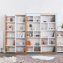 가구샘 5단 확장형 책장 B타입 H6454, 진연그레이, 본상품선택