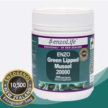 뉴질랜드 엔조라이프 초록홍합 20000mg 초록입홍합 대용량 300캡슐