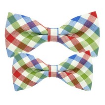 타이타이 멀티컬러 스마트 캐주얼 체크 아빠와아들 매칭 보타이 세트 CP3288