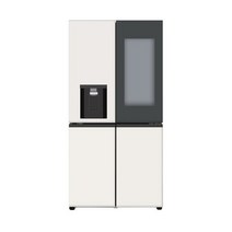 LG전자 LG W823GBB472 디오스 오브제 얼음정수기 4도어냉장고 820L, 단품없음