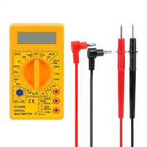 테스터기 DT-830B LCD 디지털 멀티 미터 AC/DC 750/1000V 전압계 전류계 옴 테스터, 01 Black