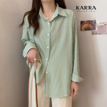 [카라] KARRA 캐치스트라이프셔츠_KB3SSH009C